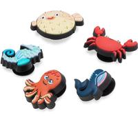 Crocs Unisex's Sea Friends Shoe Charms, One Size