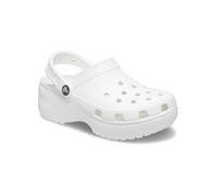 Crocs Women's Classic Platform Clogs White UK 3