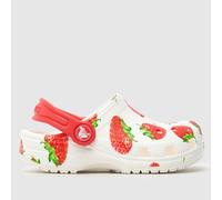 Crocs Classic Fresh Fruits Toddler Clogs White EU 23-24 Boys,Girls