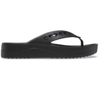 Crocs Women's Baya Platform Flip Sandal, Black, 7 UK