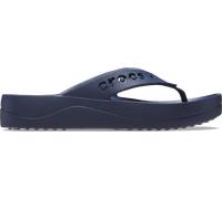 Crocs Women's Baya Platform Flip Sandal, Navy, 3 UK