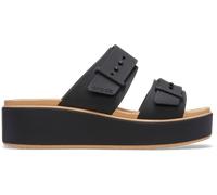 Crocs | Women | Brooklyn Buckle Low Matte Wrap | Sandals | Black/Cashew | 6