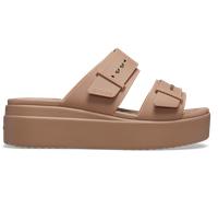 Crocs | Women | Brooklyn Buckle Low | Sandals | Latte | 2