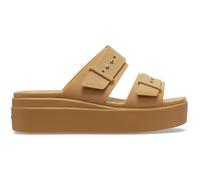 Crocs Women, Brooklyn Buckle Low Wedge, Umber, 5 UK Women