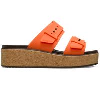 Crocs Women Sandal, Brooklyn Cork Buckle, Topaz, 7 UK Women