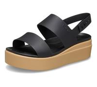 Crocs Women,Brooklyn Low Wedge, Black/Cashew, 8 UK Women