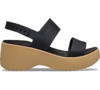 Crocs | Women | Brooklyn Sky | Sandals | Black/Cashew | 6
