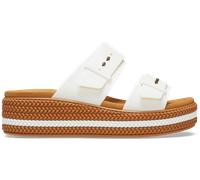 Crocs | Women | Brooklyn Woven Buckle | Sandals | Chalk | 7