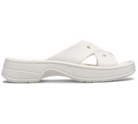 Crocs Women Slide,Classic Womens Cross Strap,Chalk,3 UK Women