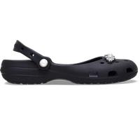 Crocs | Women | Classic Pearls Ballet | Flats | Black | 6