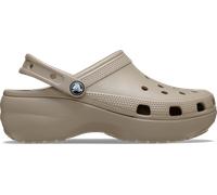 Crocs Classic Platform Clog Women's Taupe Clogs - UK 6 / EU 38-39 / US W8
