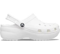 Crocs | Women | Classic Platform | Clogs | White | 6