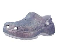 Crocs Women Classic Platform Glitter Clog, Purple Moon, 8 UK Women