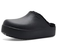 Crocs, Women, Dylan Platform Lined Clog, Black, 4 UK Women