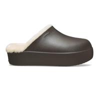Crocs, Women, Dylan Platform Lined Clog, Espresso/Sandstone, 4 UK Women