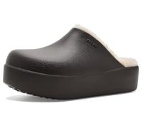 Crocs, Women, Dylan Platform Lined Clog, Espresso/Sandstone, 9 UK Women