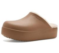 Crocs, Women, Dylan Platform Lined Clog, Sepia/Sandstone, 6 UK Women