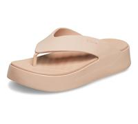 Crocs Women Flip,Getaway Platform Patent Flip,Pink Caramel,3 UK Women