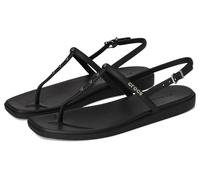 Crocs Women Flip,Miami Studded Thong Flip,Black,8 UK Women
