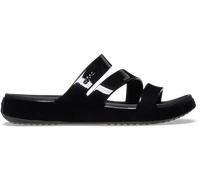 Crocs | Women | Getaway Patent Strappy | Slides | Black | 5