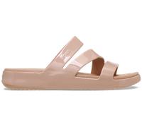 Crocs | Women | Getaway Patent Strappy | Slides | Pink Caramel | 7
