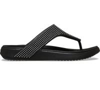 Crocs Flip flops / Sandals (Shoes) GETAWAY GEMS TRIANGLE FLIP in Black 4