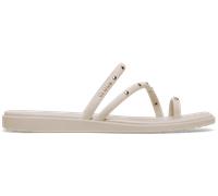 Crocs | Women | Miami Toe Loop Studded | Sandals | Almond Tint | 7