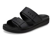 Crocs Women Sandal,Brooklyn Buckle Low,Black,4 UK Women