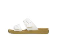 Crocs Women Sandal,Brooklyn Buckle Low,Chalk/Tan,6 UK Women