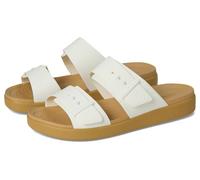 Crocs | Women | Brooklyn Buckle Low Low | Sandals | Chalk/Tan | 8