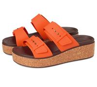 Crocs Women Sandal, Brooklyn Cork Buckle, Topaz, 8 UK Women