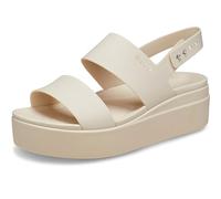 Crocs Women Sandal, Brooklyn Low Wedge, Sandstone, 4 UK Women