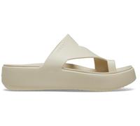Crocs Mules / Casual Shoes Getaway Platform Toe Loop in Beige 5