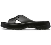 Crocs Women Slide,Classic Womens Cross Strap,Black,8 UK Women