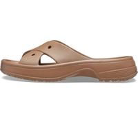 Women's Crocs Classic Cross Strap Synthetic Women's Milk Chocolate Sandals - Brown