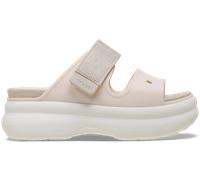 Crocs | Women | Soho Two Strap Shimmer | Sandals | Peach Ice/Frappé/Chalk | 9
