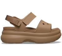 Crocs womens Soho Y Strap Sandals, Sepia, 9