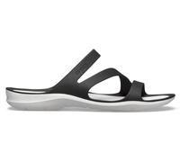 Crocs Women's Swiftwater Flat Sandals 6 (38-39) Black