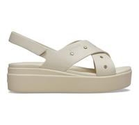 Crocs Women's Brooklyn 4u Cross Strap SandalWedge Sandal