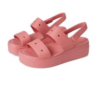 Crocs Women's Brooklyn 4u Low Wedges Sandal, Hot Blush, 3 UK