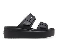 Crocs Women's Brooklyn Buckle Sandals - Black - Size 7