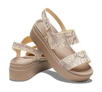 Crocs Women's Brooklyn Low Wedge Clog, Vanilla Multi, 9 UK