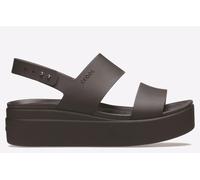 Crocs 206453-060 BROOKLYN LOW WEDGE Womens Sandals Black - UK 3 - Black