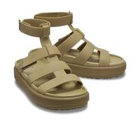 Crocs Womens Brooklyn Luxe Gladiator, Tan/Tan, 7 UK
