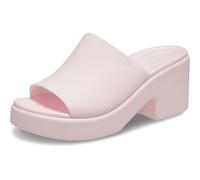 Crocs Women's Brooklyn Slide Heel Heeled Sandal, Pink Milk, 7 UK