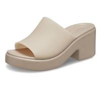 Crocs Brooklyn Slide Heel In Taupe Taupe 5