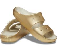 Crocs Women's Classic 2.0 Sandals, Gold, 15 Women/13 Men