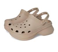 Crocs Women's Classic Bae Clogs, Platform Shoes for Women, Taupe, 2 UK