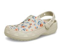 Crocs Women's Classic Crafted Canvas Clogs, Floral Frappe, 10 Women/8 Men