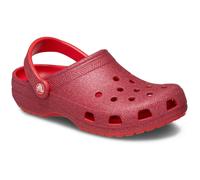 Women's Crocs Classic Glitter Synthetic Cherry Red Clogs